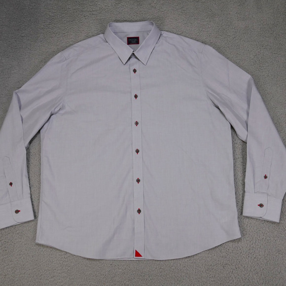 Untuckit Shirt Mens 2XL Gray Button Up Long Sleeve XXL - Picture 1 of 14